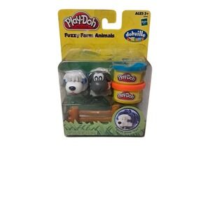 Play-Doh‎ Fuzzy Farm Animals Dohville NIB